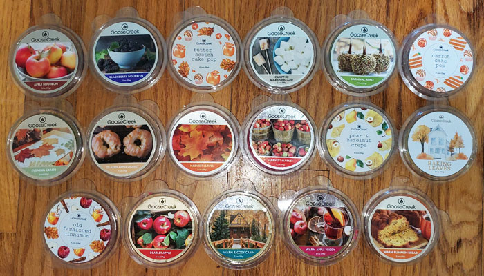 Goose Creek Candle Fall 2022 Wax Melt Reviews