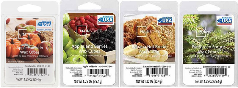 Mainstays (Walmart) Fall 2015 Wax Melt Reviews