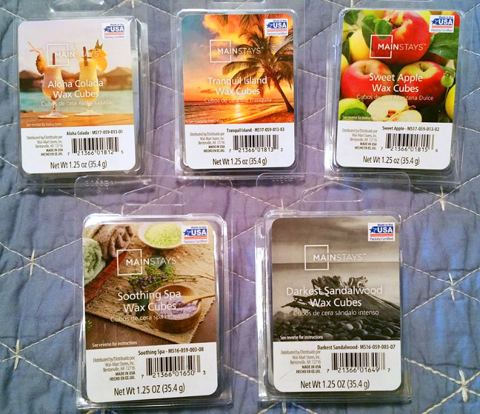 Mainstays (Walmart) Wax Melt Reviews - Spring 2017