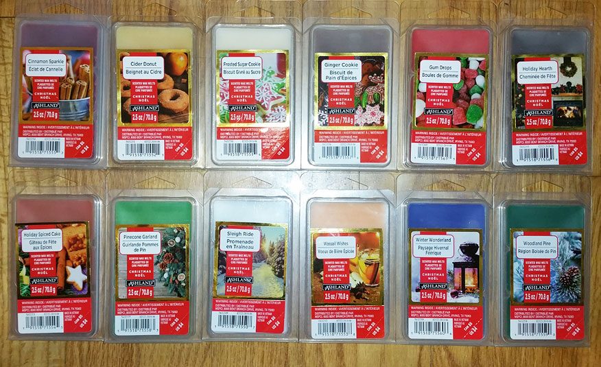 Michaels (Ashland) Christmas Wax Melts Reviews - 2018