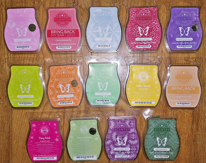 Scentsy Bars Wax Melt Reviews - September 2017